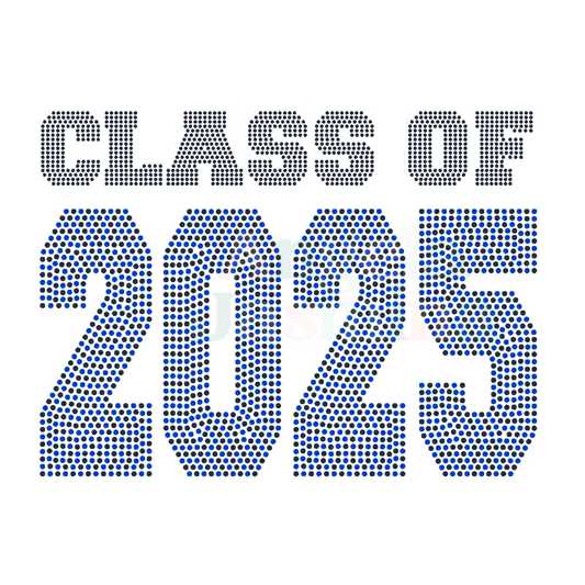 Class of 2025 Custom Color SPANGLE Transfer