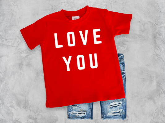 KIDS Love You SCREEN PRINT TRANSFER