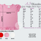 Pink Ruffle Girls Personalized Back To School Shirt