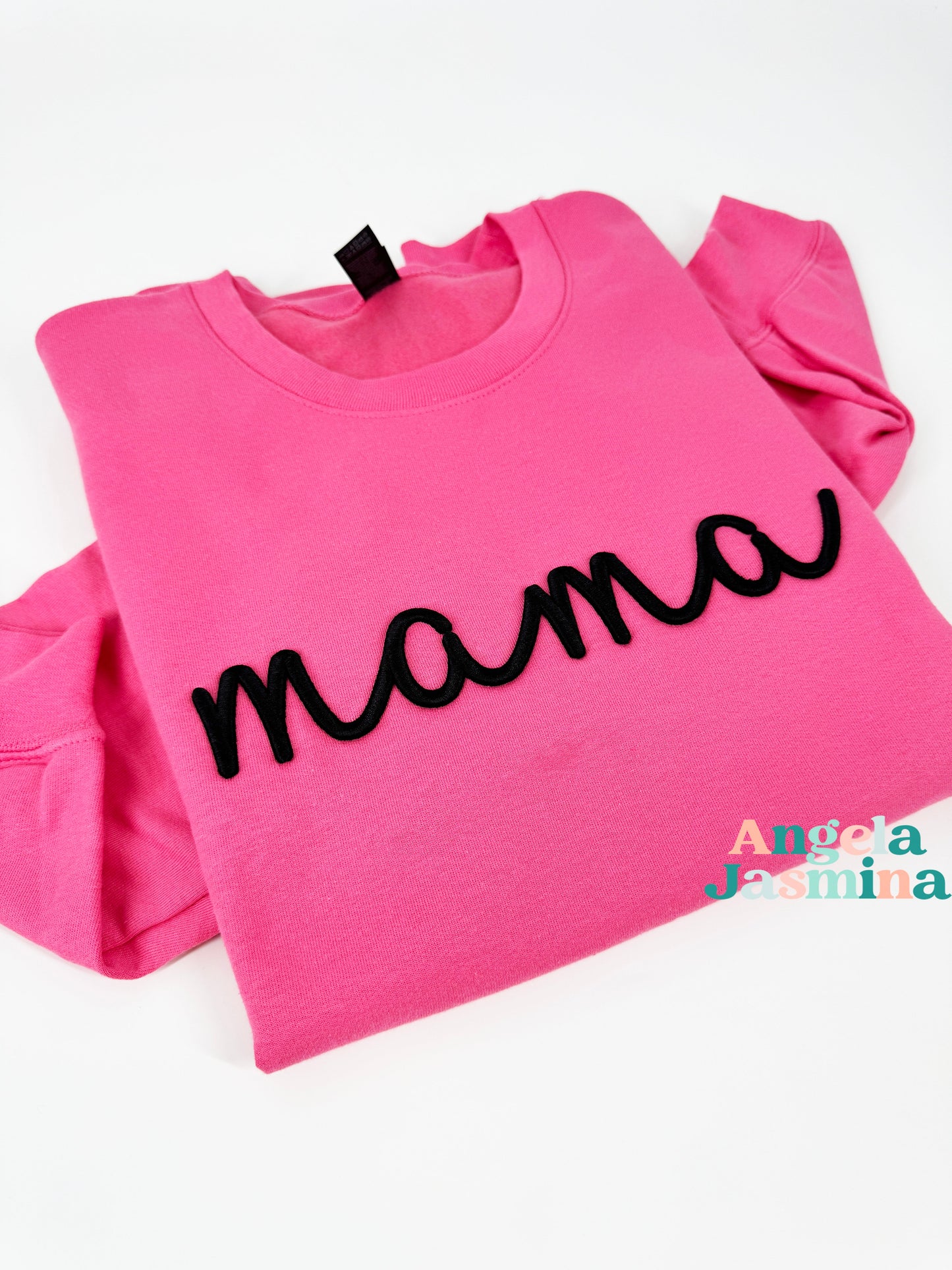 Custom Name 3D Puff Embroidered Sweatshirt