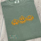 Fall Pumpkin Embroidered Comfort Colors Shirt