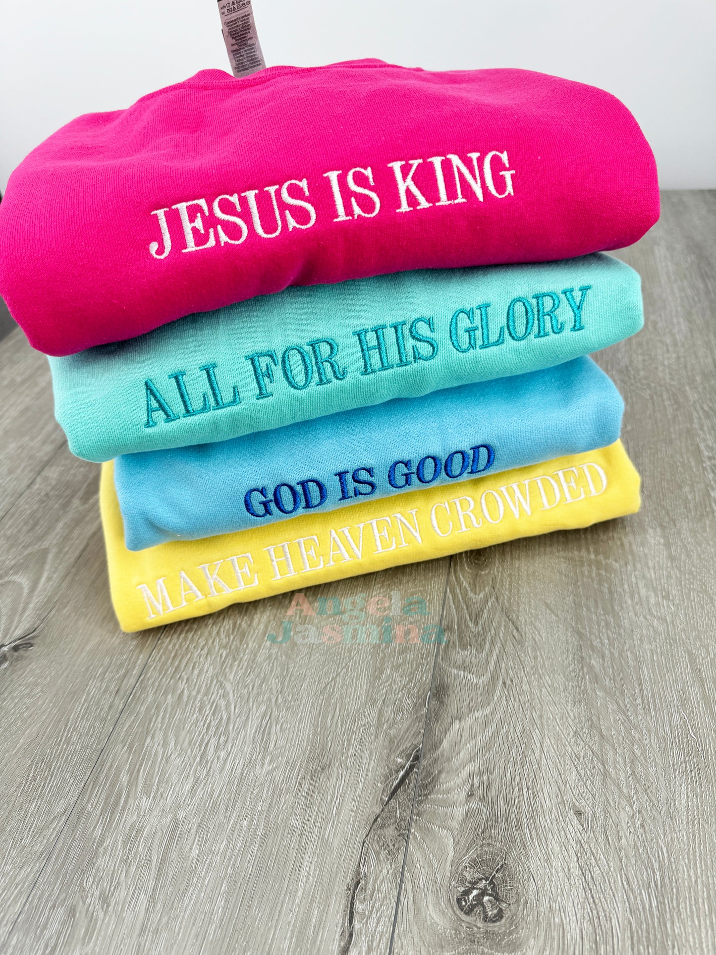 Faith Based Embroidered Sweatshirts