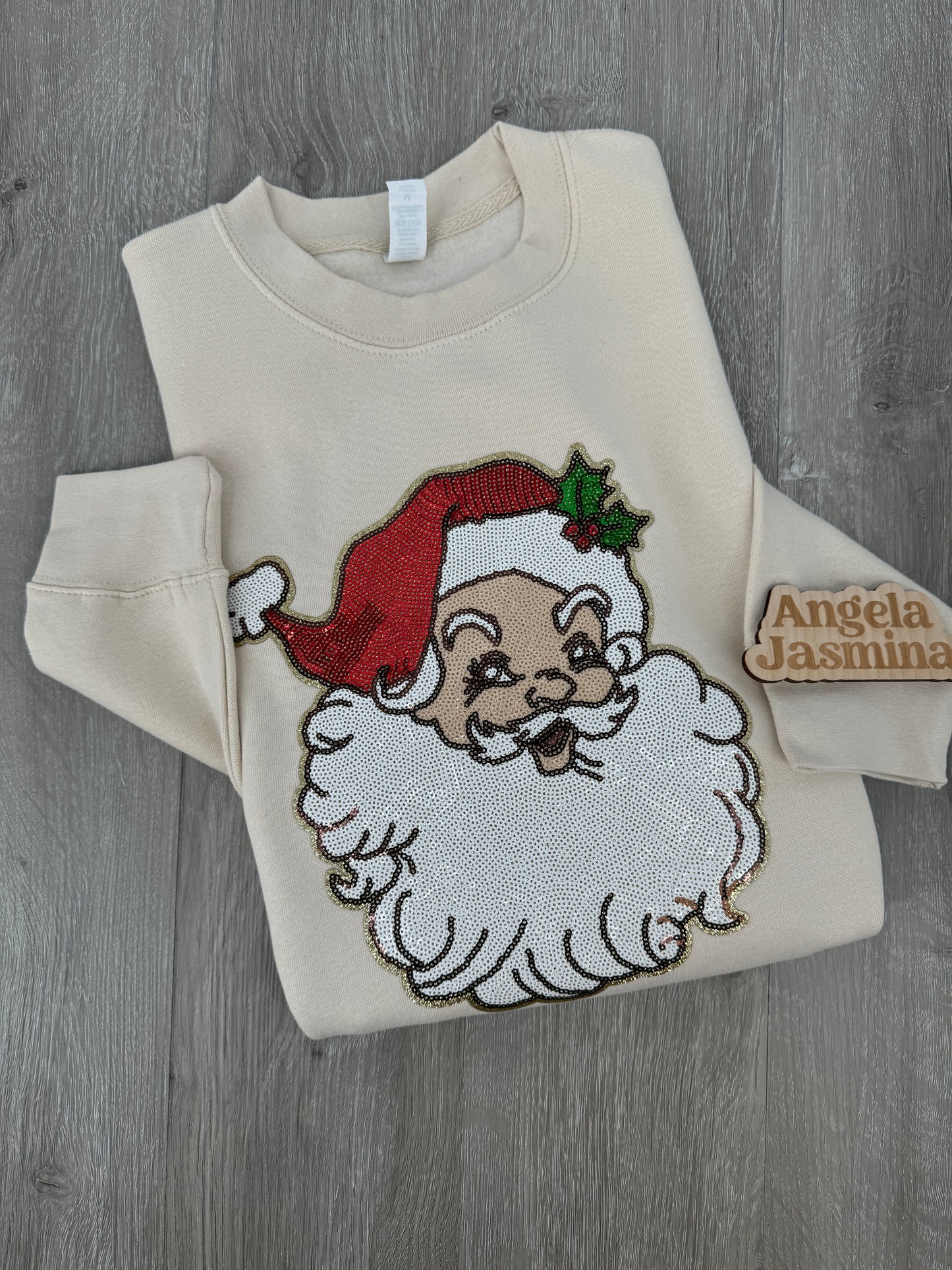 Sequins Santa Sweatshirt