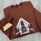 Gingerbread House Chenille Sweatshirt