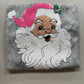 Santa on Grey Tie Dye Comfort Colors Tee