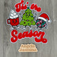 Tis the Season Dancing Chenille Patch