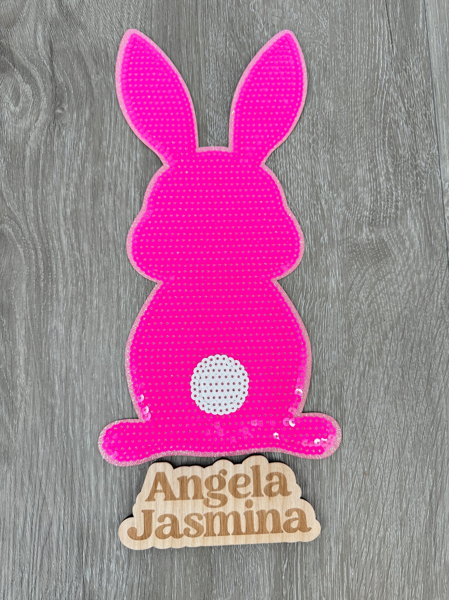 Bunny Sequins Patch