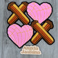 XOXO Churro Sauce Concha Chenille Patch