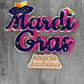 Mardi Gras Chenille Patch