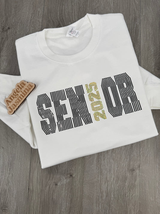 Senior 2025 Bling Sweatshirt