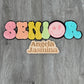 Senior Pastel Chenille Patch