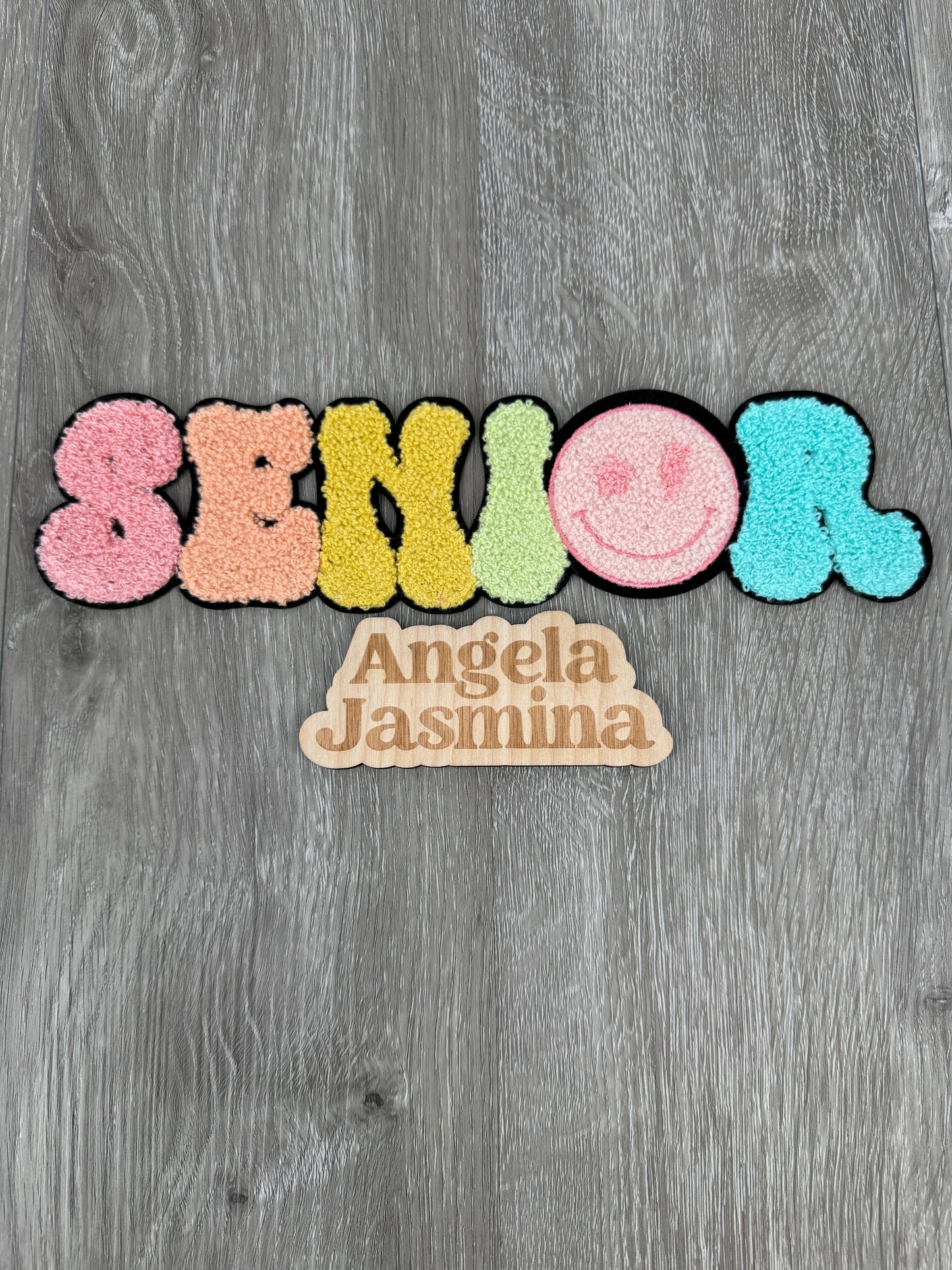 Senior Pastel Chenille Patch