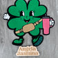 Bougie Shamrock Chenille Patch