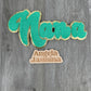 Nana Green Gold Chenille Patch