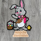 Bougie Easter Bunny Chenille Patch