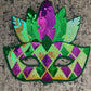 Mardi Gras Mask Sequins Patch