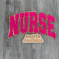 Pink & Gold Nurse Chenille Patch