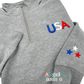 USA Quarter Zip Sweatshirt