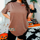 Boo Collar Embroidered Comfort Colors Shirt