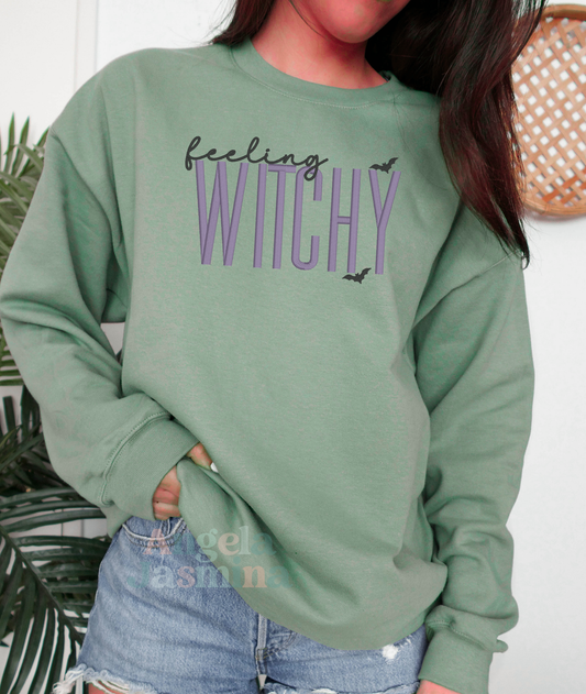 Feeling Witchy Embroidered sweatshirt