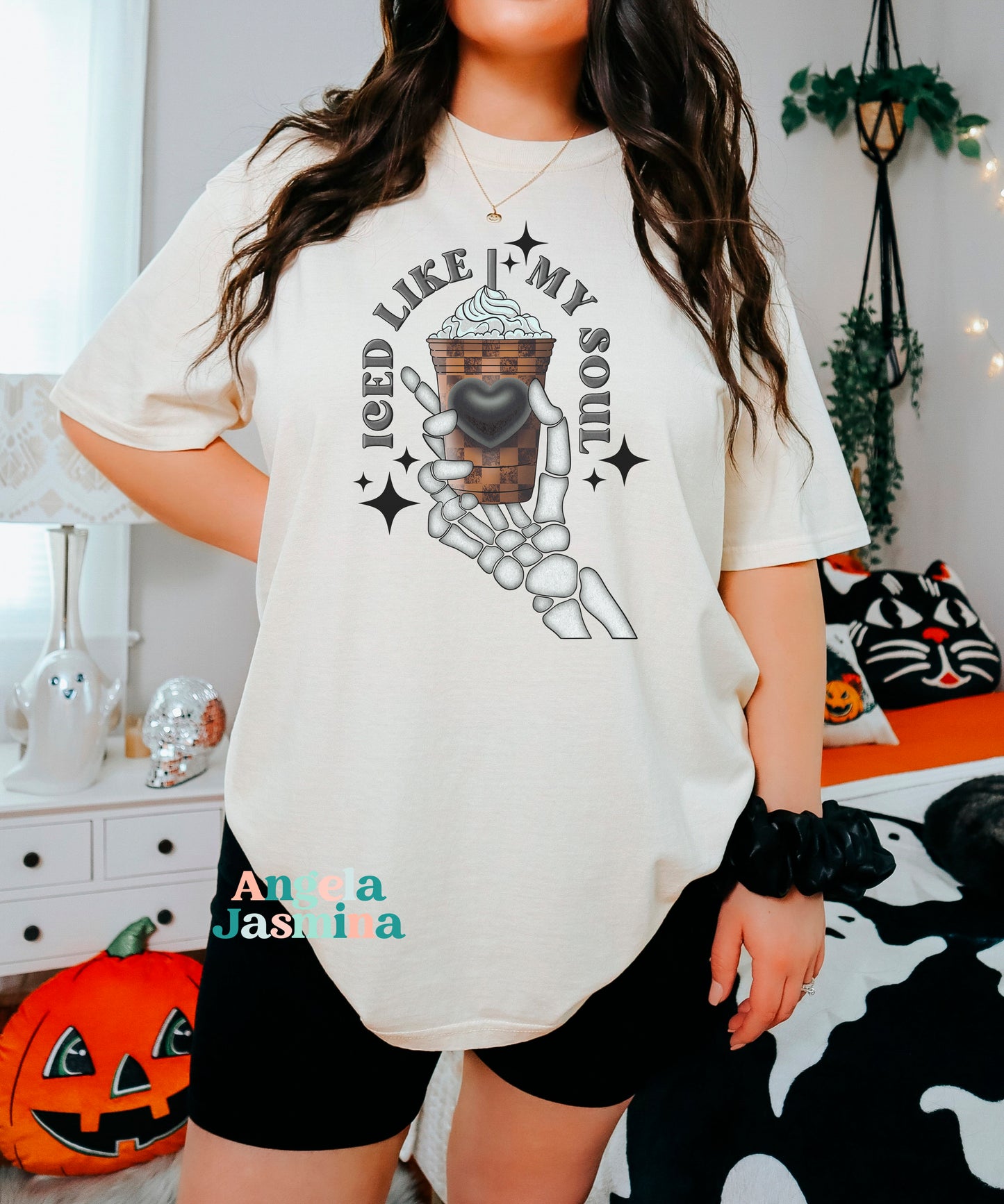 Iced Like My Soul Ivory Halloween Comfort Colors Shirt