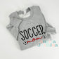 Soccer Mom Embroidered Sweatshirt